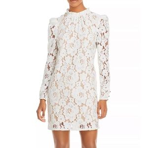 Trendy white, never worn Wayf lace dress from Bloomingdale’s